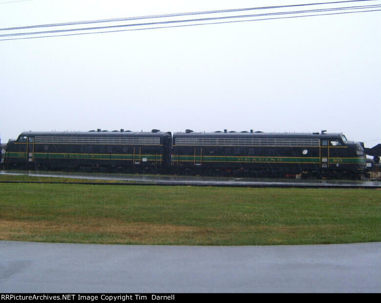 RDG 902, 903 in the rain.